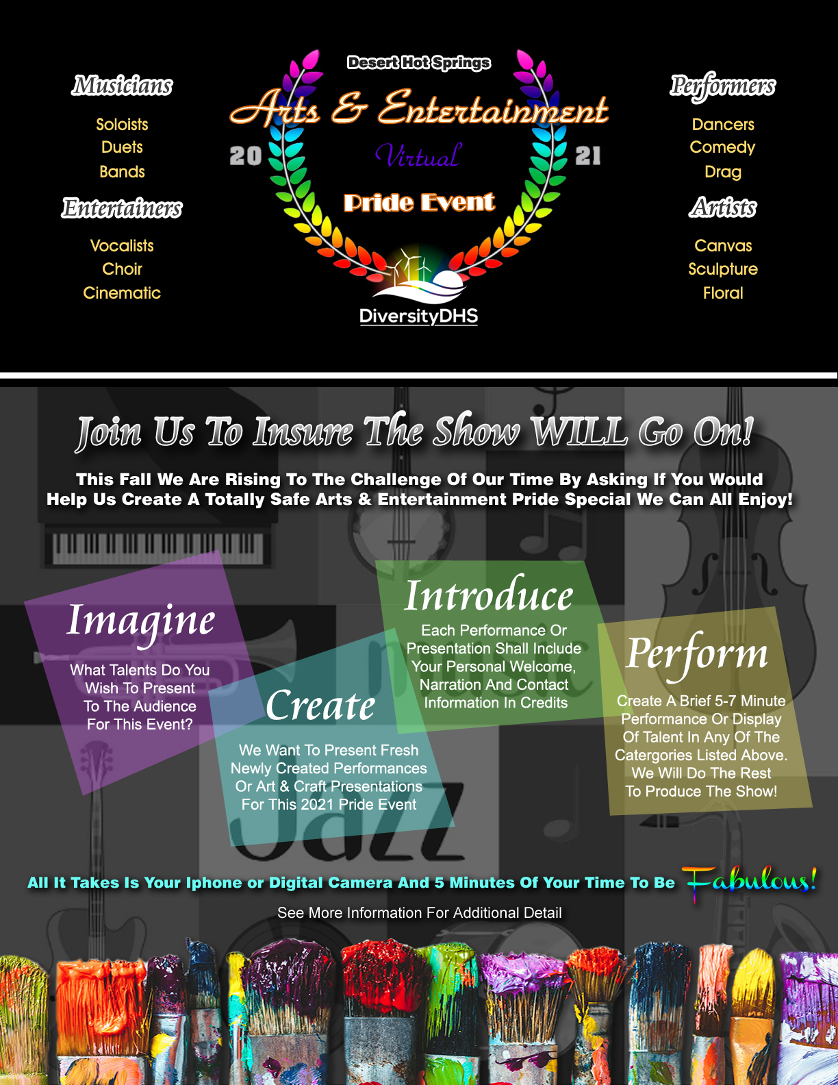 DiversityDHS Arts & Entertainment 2021 Pride Event