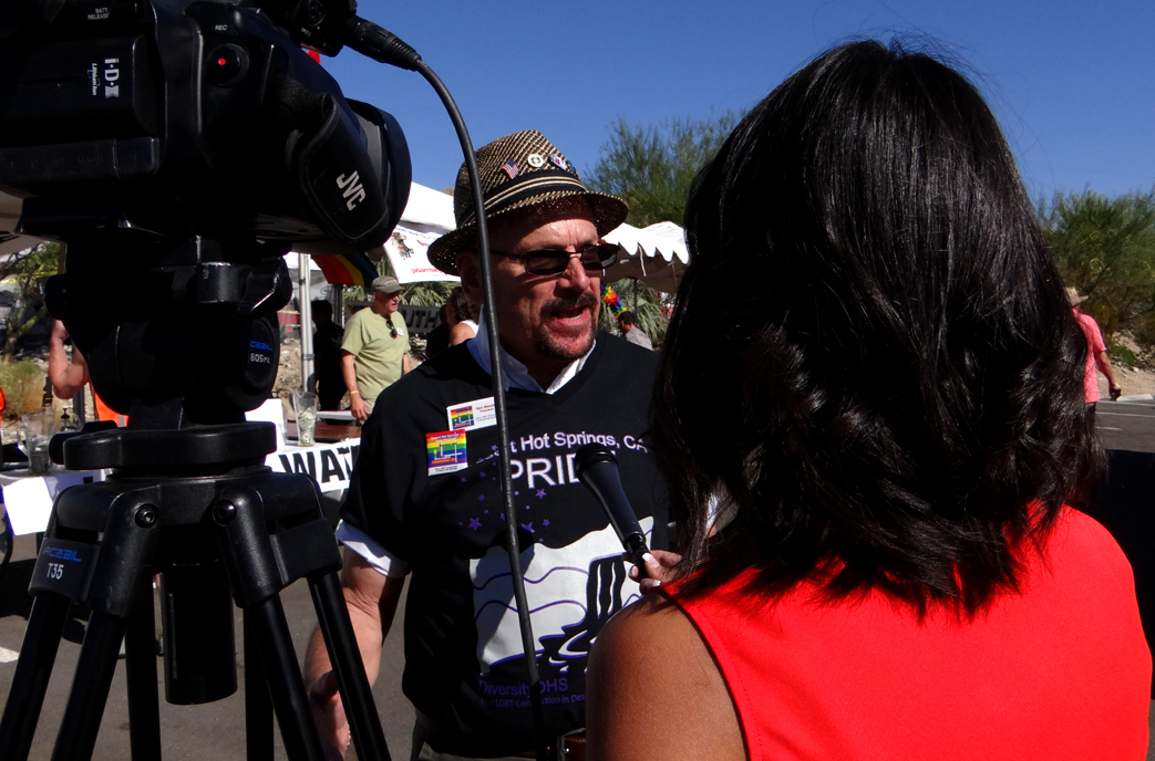 KESQ Television Interviews DiversityDHS then-president Sam Messler