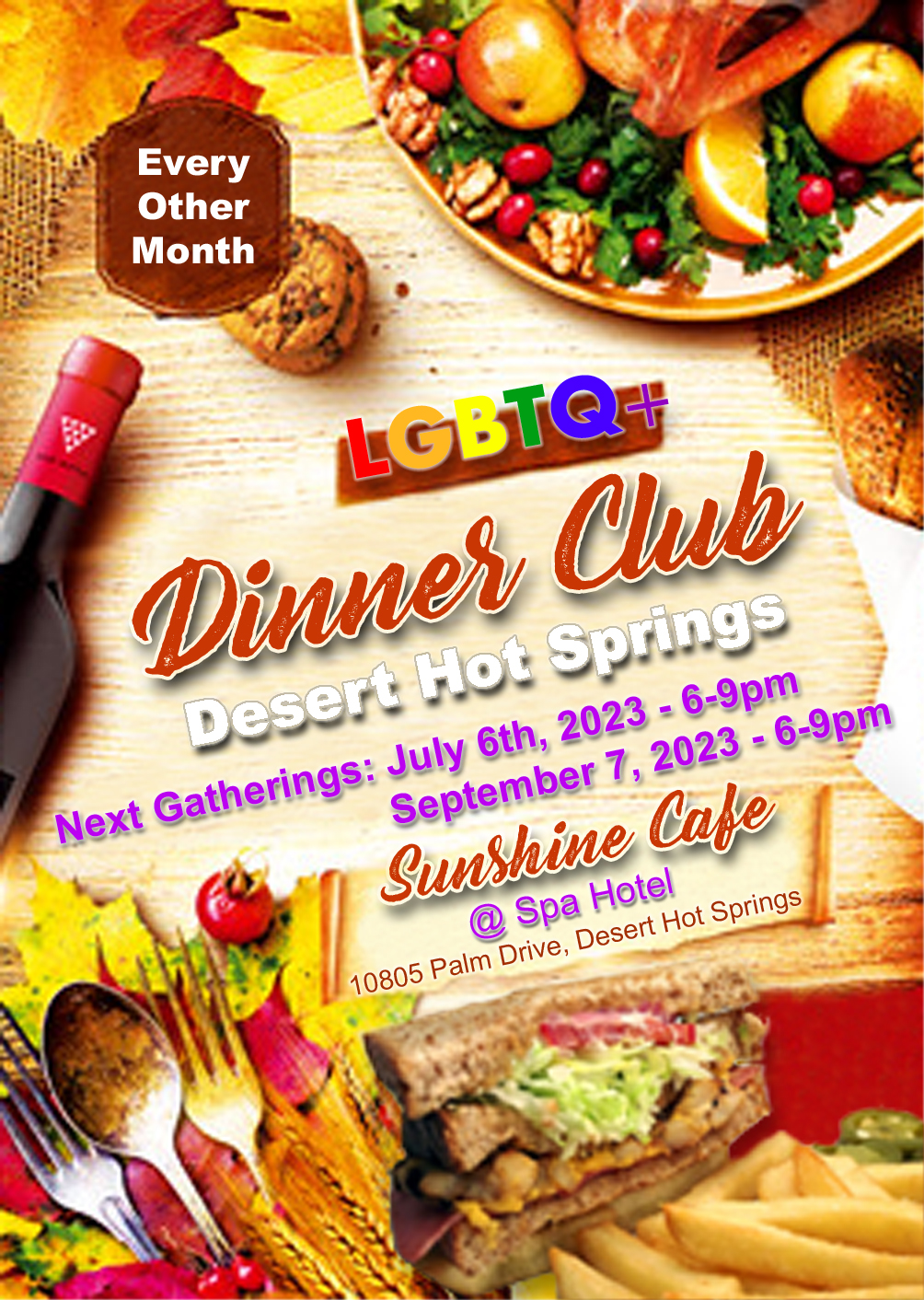 Desert Hot Springs LGBTQ+ Dinner Club