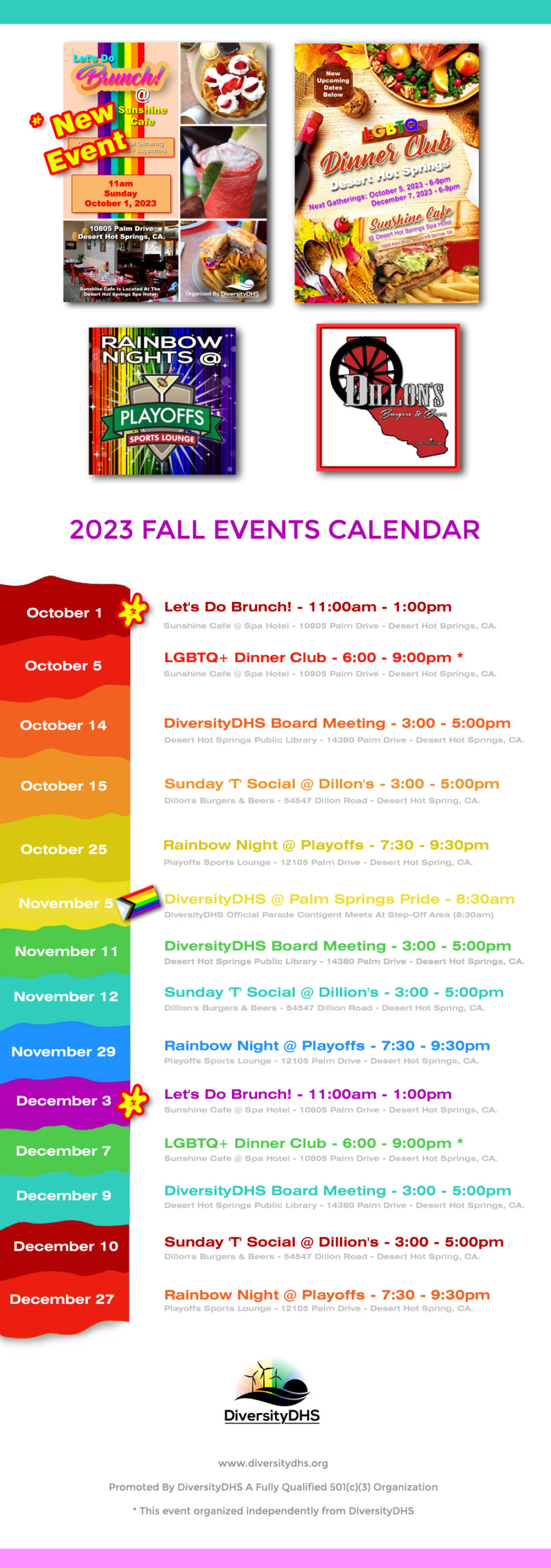 DiversityDHS Fall 2023 Events Calendar
